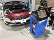 【修理事例】ボルボ V60 T5 SE(2014年式)エアコンが冷えない → コンプレッサー交換