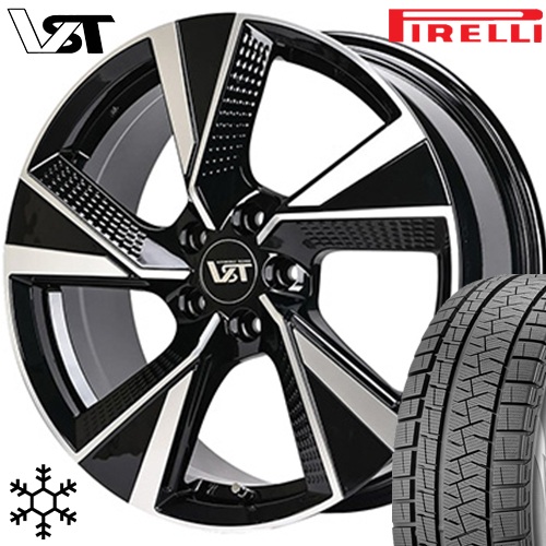 送料込み　ボルボ スタッドレス　ホイールセット　V60 ボルボV60 純正オプション 17インチホイール スタッドレスセット